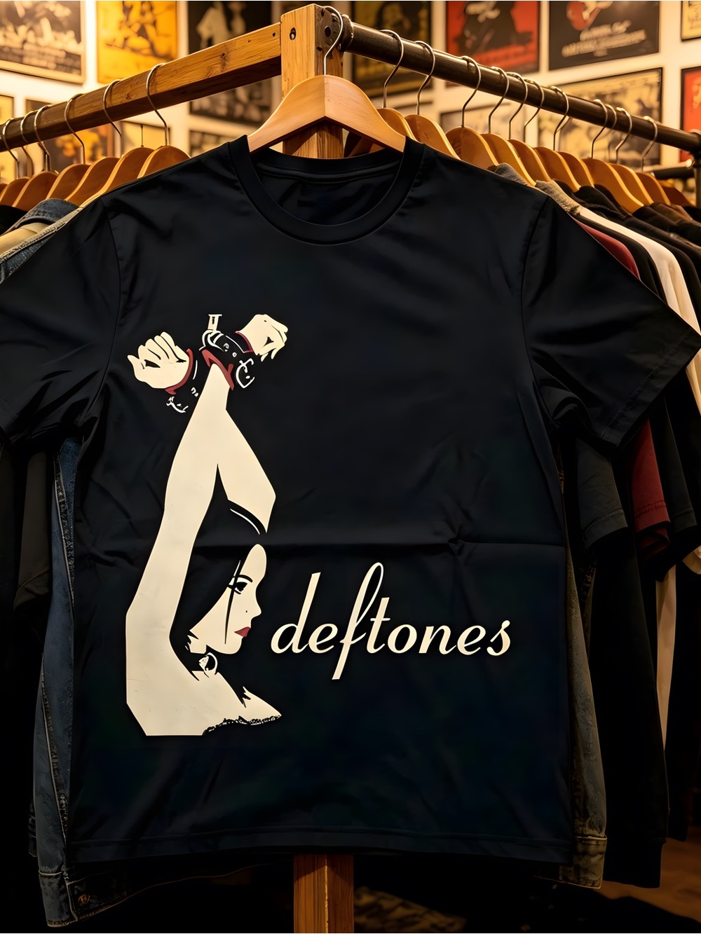 Deftones band Womens Mens T-shirt Unisex